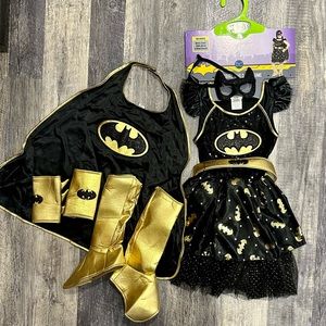 Girls Batgirl Halloween Costume Size 8-10